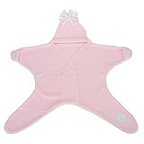Tuppence & Crumble タッペンスアンドクランブル Star Baby Wrap スターラップ Classic ４－１０ヶ月 パステルピンク FSWClassics おくるみ [並行輸入