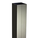 アルミ支柱 （ダークステンカラー）60ミリ角（キャップ付き） 長さ900ｍｍ （埋め込み目安：300ミリ→ＧＬ高さ目安600ミリ）