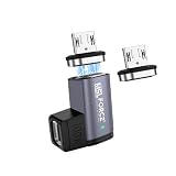 日本の中小企業 MSL FORCE USB-C to USB-C 変換用アダプタ Type-c PD 10w 480Mbps 急速充電 tz67 tz68 Micro-USB コネクタ 2個 L字