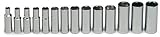 Wright Tool 355 3/8 Drive Deep Metric Socket Set 6mm - 19mm (14-Piece) [並行輸入品]