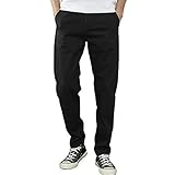 [Topsky] パンツ メンズ ストレッチ 秋冬 ゆったり カジュアル チノパン メンズ すそ上げ済み 細身 春夏 スーパーストレッチ スウェットズボン チノパンツメンズ 裾上げ 大きいサイズ 黑 ネイビー