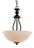 Trans Globe Lighting Clarissa Pendant, 16, Rubbed Oil Bronze by Trans Globe Lighting