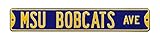 NCAA MSU Bobcats Aveストリートsignstreetサイン、チームカラー、36 " x 6 "
