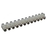 uxcell スクリューターミナル 2×20A 12位 電気 ブロック コネクタ 2個入り ネジ端子 20A