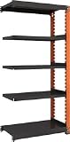 ＴＲＵＳＣＯ　ＴＭ３型中量棚　連結型３００ｋｇタイプ９６０ｘ４７６ｘ１８１０　黒 TM3-6355BBK(P)