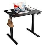 ERGOMAKER 昇降デスク 幅80×奥行60CM 電動式昇降デスク スタンディングデスク 電動 オフィスワークテーブル 上下昇降デスク
