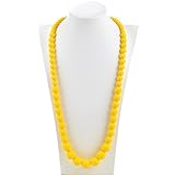 Consider It Maid Silicone Teething Necklace for Mom to Wear - FREE E-BOOK - BPA FREE and FDA Approve