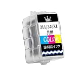 【unique-ink】BC-345/346XL 互換インクカートリッジキャノン Canon用 インク BC311/310通用 インク 【 BC-346XLC×1】 大容量/説明書付/対応機種 TS3330 TS3130S TS3130 TS203 TR4530