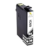 【稲妻トナー】ICBK69 インク ブラック 1本 互換インクカートリッジ IC4CL69 4色セット【純正品併用/大容量タイプ/残量表示/個包装】対応機種: PX-045A 046A 047A 105 405A 435A 436A 437A 505F 535F S505