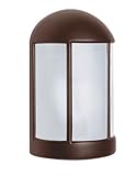 Besa Lighting 315298-FR 1X75W A19 Costaluz 3152 Series Wall Mount Lighting Fixture, Bronze Finish [並