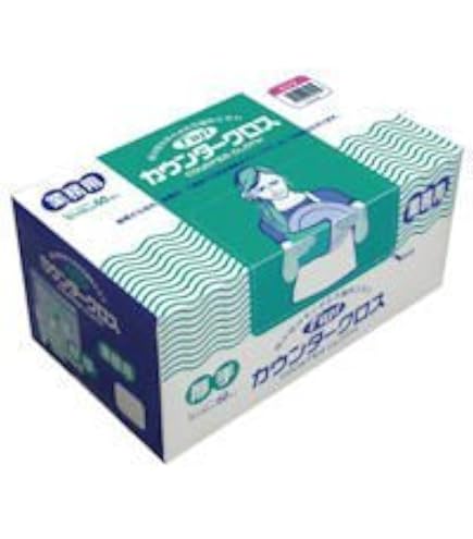 Amazon｜クラフレックス カウンタークロス(60枚入)グリーン｜ふきん