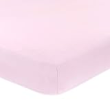 Carter's Sateen Fitted Crib Sheet, Blossom/Lighter Pink by Carter's