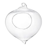 Asixx　吊りガラス花瓶　ガラスボトル　ガラス製　透明　ルーム装飾 　植物 花 装飾　ぶら下げ　水耕栽培 　コンテナ