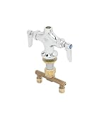 TS Brass B-0300-LN Double Pantry Faucet with Rigid Outlet Connection, Chrome by T&S Brass