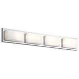 Elan 83898 Kelsi Vanity Bath壁照明、4ライトLED合計40ワット、クロム
