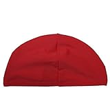 スイムキャップ ベビー キッズ ストレッチ 水泳帽 スイミングキャップ 水泳キャップ レッド 48～54cm
