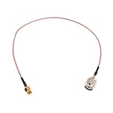 Perfk ハイパワーRP TNCオス → RF SMA オス　プラグジャンパー　同軸コネクタケーブル　35cm　RG316