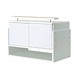 【JAJAN】フィギュアラック「ワイド」83シリーズ『セカンド-2nd』 奥行39cm専用上置きロータイプ 対応天井高225-252.5cm ホワイト【正規品】CR-8339USW[地震対策]