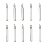 P Prettyia 10個　電気LEDキャンドル　操作簡単