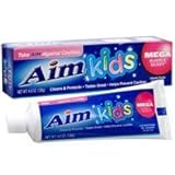 Aim Kids Mega Bubble Berry Fluoride GEL Toothpaste 4.8 Oz (Pack of 6) [並行輸入品]