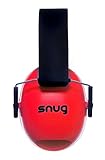 Snug キッズ用　防音　イヤーマフ　イヤーディフェンダー　 (レッド) [並行輸入品]