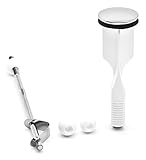 ClogFREE PF0317 No Clog Pop-Up Drain Stopper - Universal - Brushed Nickel Finish - Retrofit/Replacem