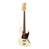 Fender エレキベース American Professional II Jazz Bass Fretless, Rosewood Fingerboard, Olympic White フル