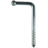ダイドーハント (DAIDOHANT) (吊金具・フック) ステンレス 大折釘 玉付 [7mm] (A)12x(B)39x(C)59mm [SUS304](1本) 10172017
