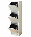 アビライト 丈夫で清潔スチール製薄型分別ダストボックス3分別 DS-77