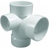 Genova77132Sanitary Tee With Left Side Inlet-3X3X3X2 SIDE INL PVC TEE (並行輸入品)