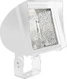 RAB Lighting FXLH400TPSQW Flexflood Pulse Start Metal Halide Floodlight with Trunnion mounting Brack
