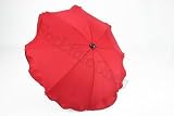BABY SUN UMBRELLA PARASOL BABY PRAM PUSHCHAIR BUGGY CANOPY PROTECT FROM SUN/RAIN (Red) by TheLittles