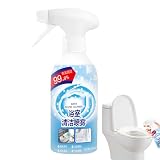 300ml 浴室洗浄スプレー、浴室クリーンアップ 強力 浴槽洗剤 ス プレー 万能バスルーム浴 槽クリーナースプ レー バ スル ーム用多目的クリーニングスプレ ー 洗浄剤 多用途バ.スルー ム泡ク リーナー シャワーフォームクリ ーナー製品用の強力な泡洗浄香り付きバ .スルー.ムクリーニングスプ.レー、多目的シャワークリー ナー、