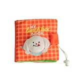 BITE ME My Lunch Box Book nosework Toy、きしむ音としわくちゃのぬいぐるみ犬のおもちゃ、中小犬用のペットのおもちゃ、犬の鼻の仕事のおもちゃと嗅ぐ訓練のおもちゃ