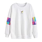 パーカー レディース トップス Glennoky プルオーバー 少女 学院風 ブラウス スウェットパーカー ロング丈 ゆったり ゆるシルエット クルーネック ラウンドネック レディースパーカー スウェ