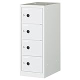 アール・エフ・ヤマカワ:フリーボックス1列4段 オフホワイト FB4-W