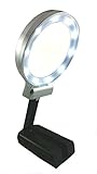 TKSTAR LEDテーブルランプと虫眼鏡2 in 1、LEDライト、折畳み式虫眼鏡、スタンドランプ、LEDライト付きの拡大鏡で、読書、工芸、ジュエリー、修理のため JU-708B [並行輸入品]