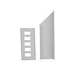 壁美人 石こうボード用 配線モールコーナー 白 CCCSW