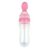 YideaHome とろとろ離乳食スプーン 器とスプーンが直結 絞り出して口元へ 姫糊 スプーン 赤ちゃん 摂食 スプーン 児童 シリカゲル 押出式 おたま