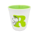 PEANUTS スヌーピー イニシャル メラミンカップ アルファベット R 300ml SIMC-09
