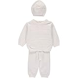 ブティックコレクションBaby Boy 2 Pieceニット洗礼式Bris Outfit – クリーム