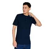 半袖 リブ仕様 ビーフィーリブヘンリーネックＴシャツ アンダーウェア メンズ HM1-T103-370-XL