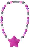 Nummy Beads Pink Star Baby Carrier Teether Teething Accessory Toy by Nummy Beads