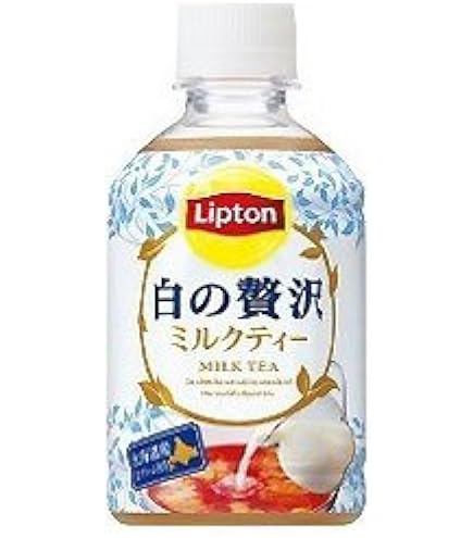 Amazon.co.jp: リプトン ミルクティー 白の贅沢 280mlペット×24本