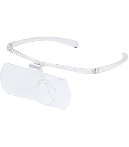 送料無料  メガネルーペII HF-60E 2.0倍 ブラック 074017  広い視野で大きく拡大! Amazon | 池田レンズ工業 双眼メガネルーペ HF-60E 2倍 クリア