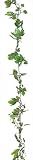 タカショー グリーンデコ　洋風フジグレープ　ガーランド（人工植物/観葉植物） 1890cm/全長 （GG-12）