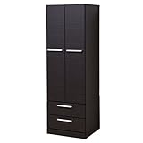 日本製(大川家具) モノトーンロッカーシリーズ 幅60ロッカーたんす引出付 BK um0306 代引不可 ポイント10倍