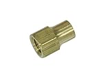 Generic Brass 1/4" OD 45 Degree Flare Long Forged Nut ,Flare Tube Fitting(Pack of 5) [並行輸入品]