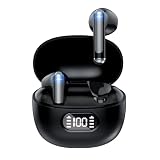 【業界人気モデル】ワイヤレスイヤホン bluetooth イヤホン ワイヤレス ブルートゥース Bluetooth 5.3 ダブルマイク ENC 通話 イヤフォン 電量表示 Hi-Fi 自動ペアリング ノイズキャンセリ 片耳/両耳 50h再生 Siri タッチ Type-c 軽量 ios/Android 通勤/スポーツ/プレゼント