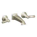 Moen TS6204BN Rothbury Two-Handle Wall Mount Bathroom Faucet, Brushed Nickel [並行輸入品]